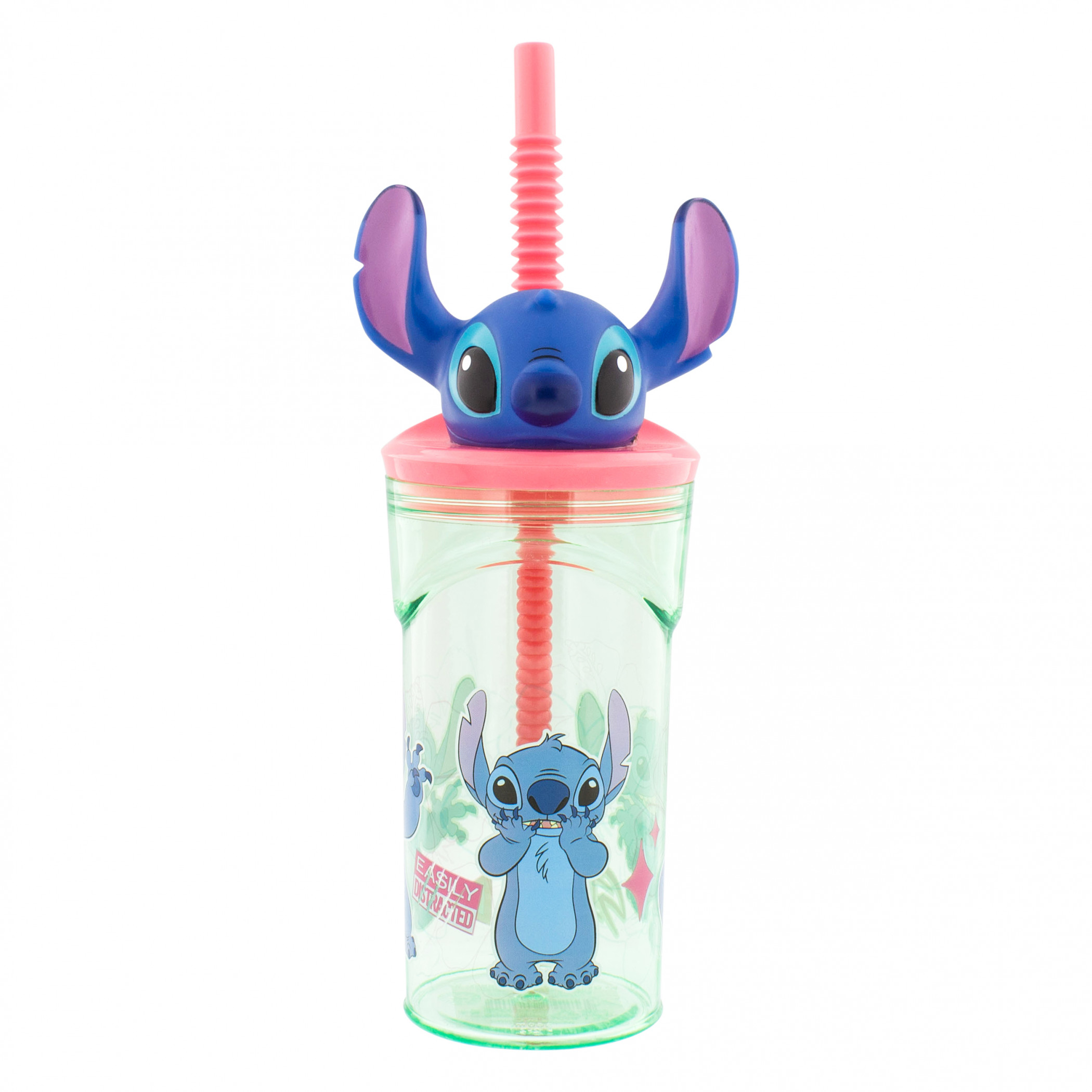 Lilo & Stitch 3D Stitch Straw Tumbler